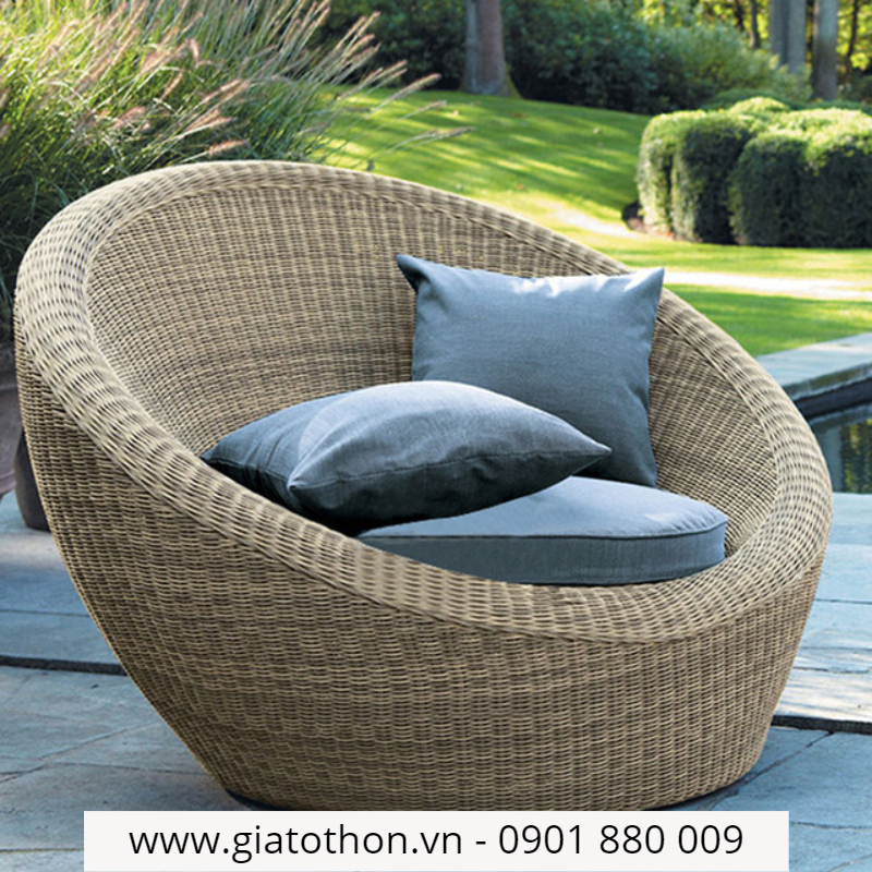 bộ bàn ghế sofa nhựa giả mây