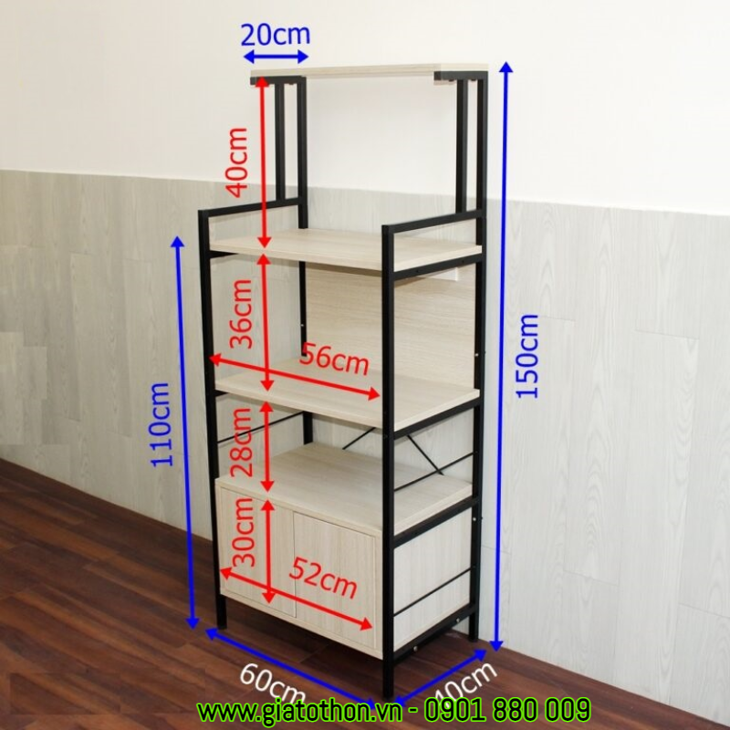 tủ bếp gỗ tự nhiên hiện đại